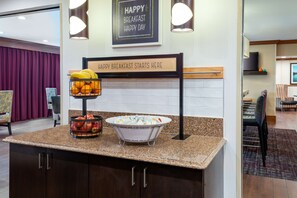 Free daily full breakfast