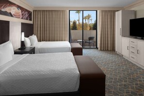 Suite, 2 Queen Beds, Accessible, Bathtub | 1 bedroom, premium bedding, in-room safe, desk