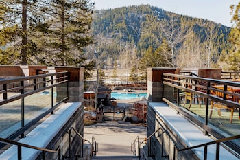 Patio, balcany or terrace at Everline Resort & Spa Lake Tahoe