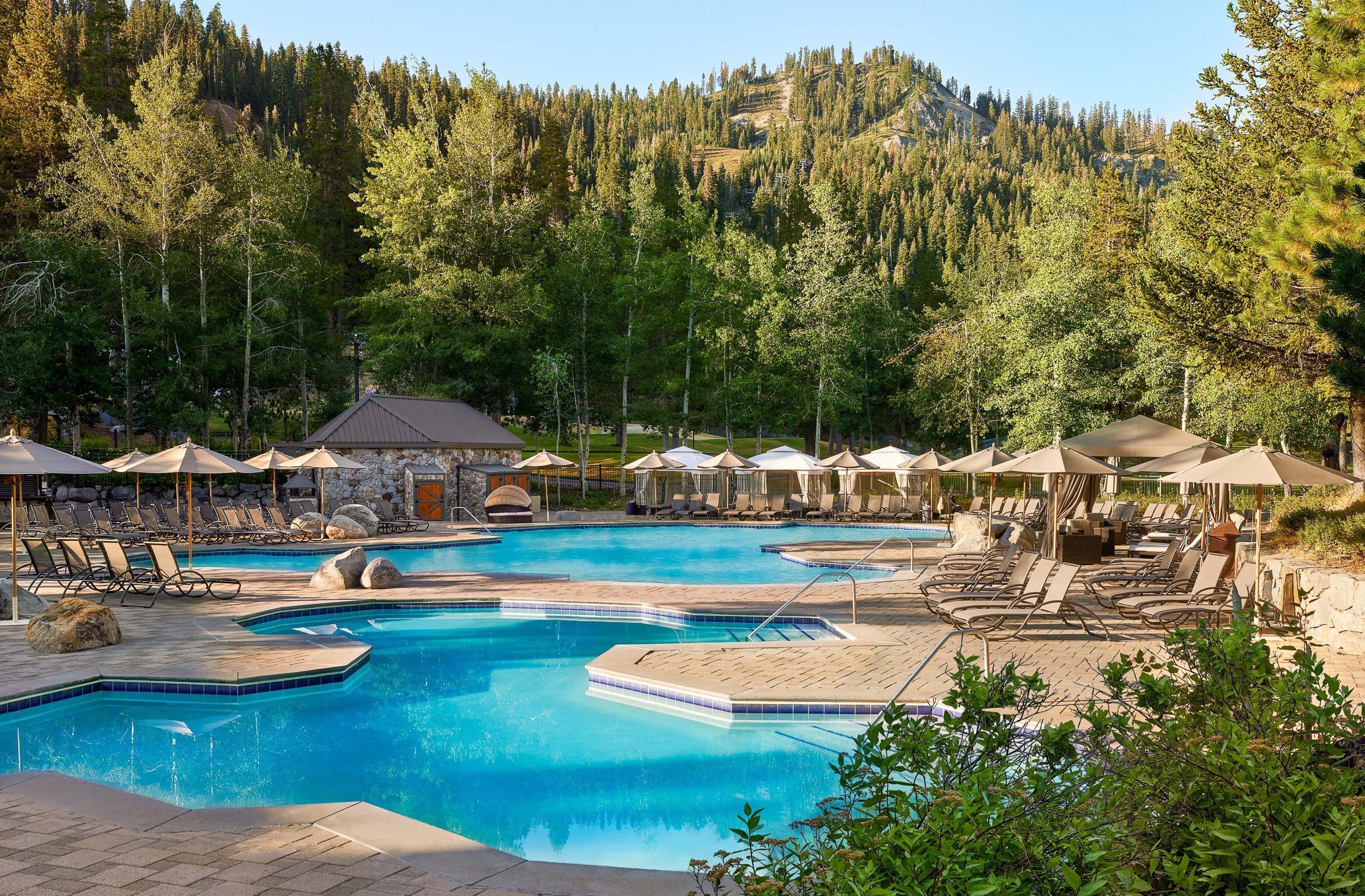 3 outdoor pools