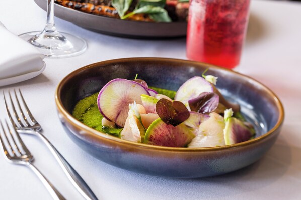 5 Restaurants, Frühstück, Mittagessen, Abendessen, amerikanische Küche