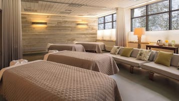 三溫暖烤箱、蒸氣室、美體療程、芳療、熱石按摩、深層組織按摩