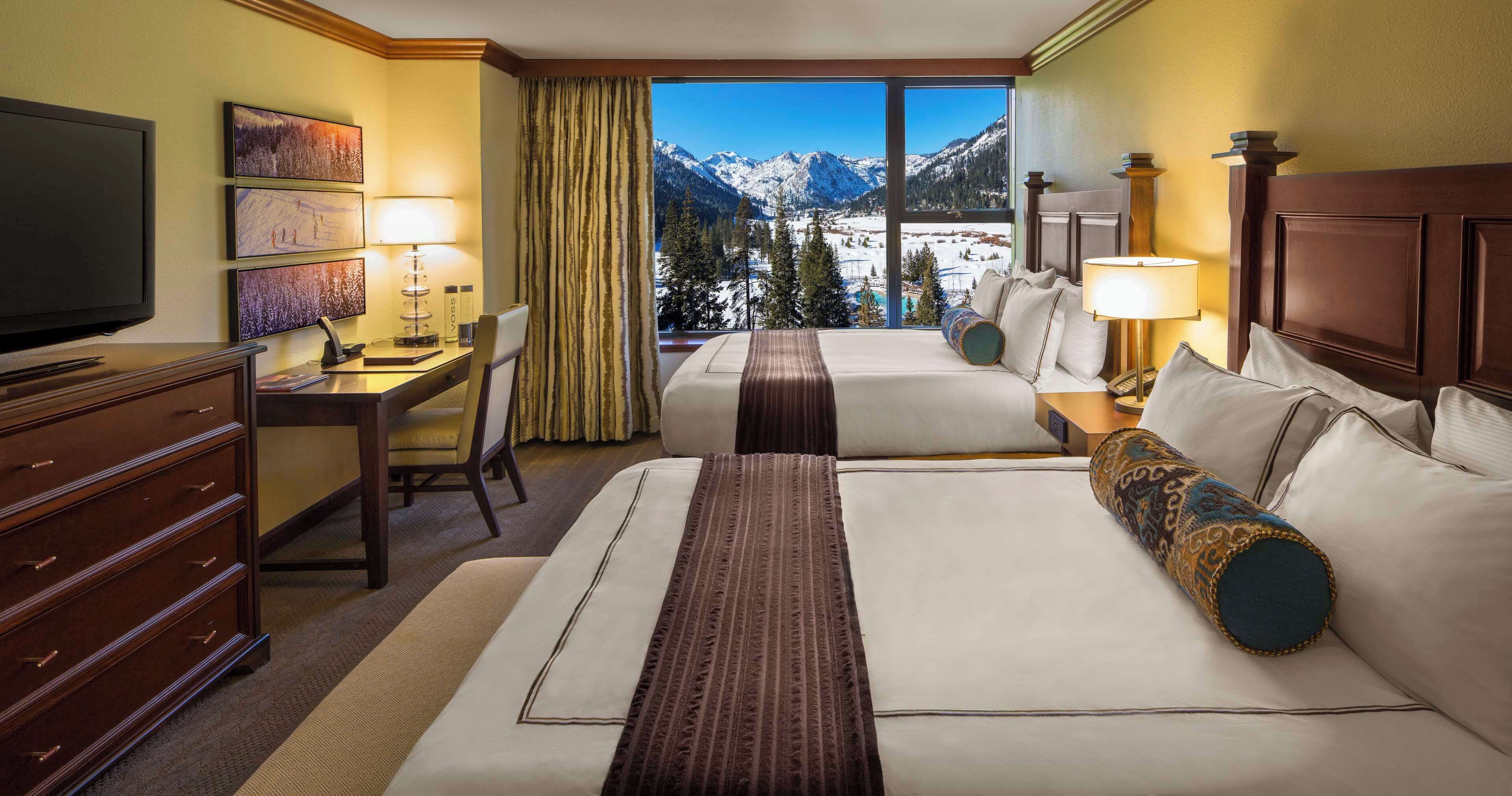 Deluxe Room, 2 Queen Beds, Valley View | Premium bedding, in-room safe, desk, blackout drapes