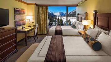 Deluxe Room, 2 Queen Beds, Valley View | Premium bedding, in-room safe, desk, blackout curtains