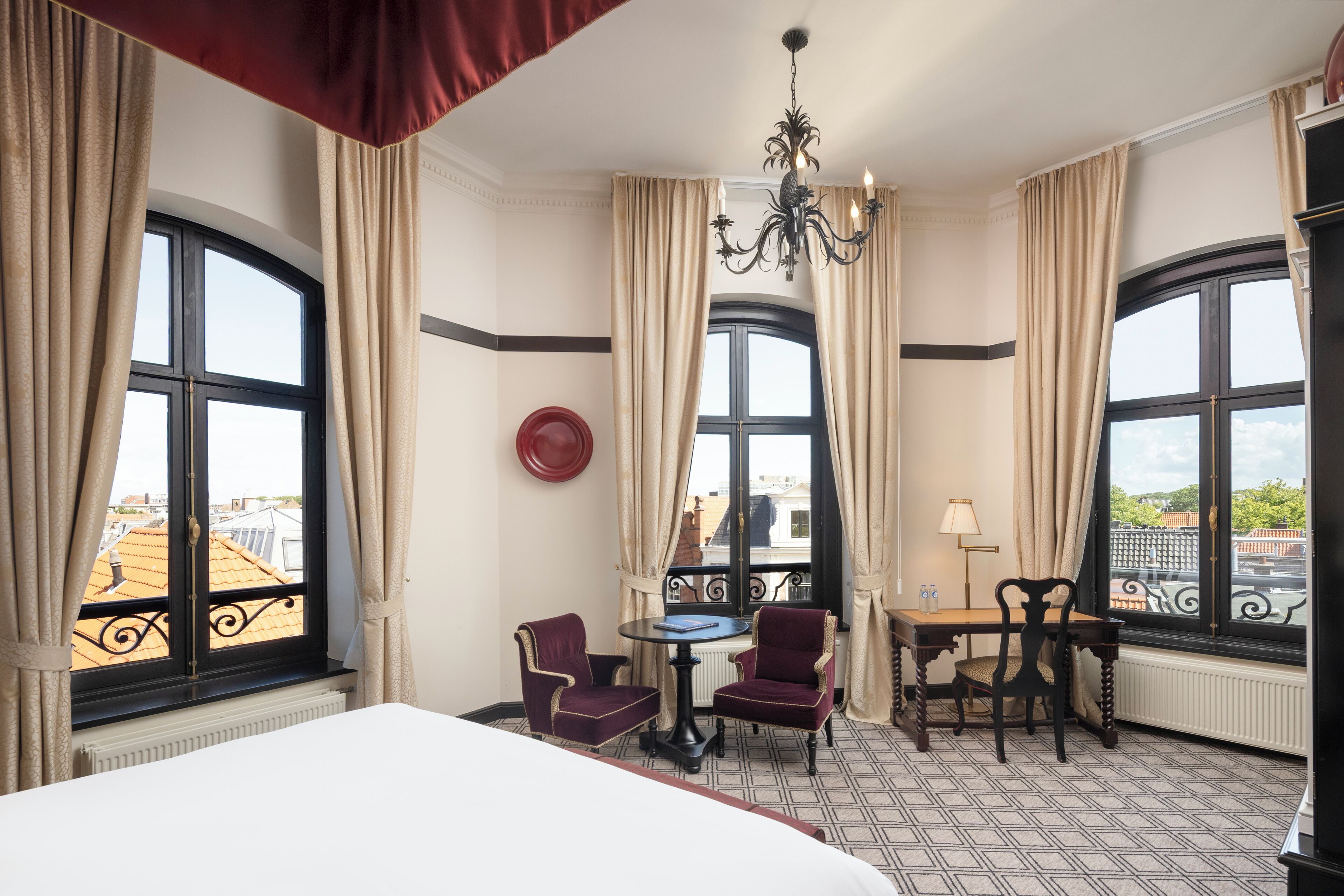 executive double room, 1 king bed | premium bedding, in-room safe, desk, blackout curtains