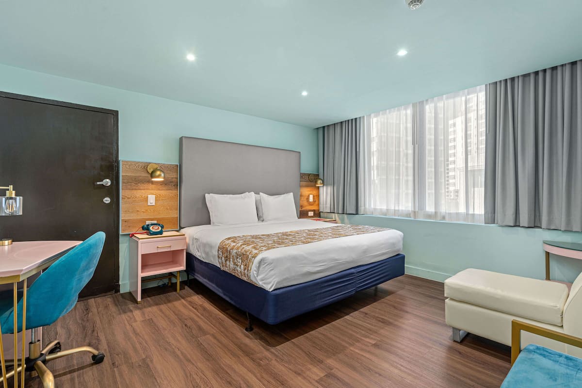 1 bedroom, pillow-top beds, in-room safe, individually decorated