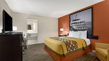 Room, 1 Double Bed, Accessible, Non Smoking | In-room safe, iron/ironing board, free cribs/infant beds, rollaway beds