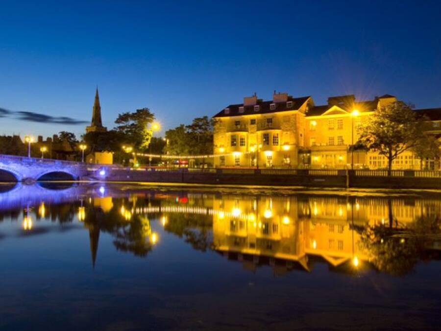 Front of property - evening/night