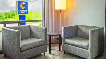 Literie de qualité, lit avec matelas Select Comfort, bureau