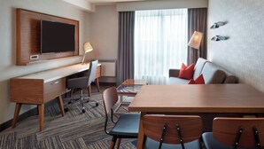 Suite, 1 King Bed with Sofa bed | Living room | 49-inch TV with cable channels - Four Points by Sheraton Toronto Airport East (Toronto)