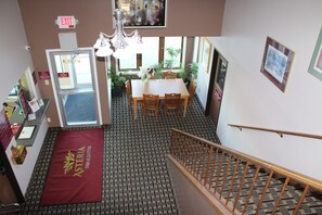 Interior entrance