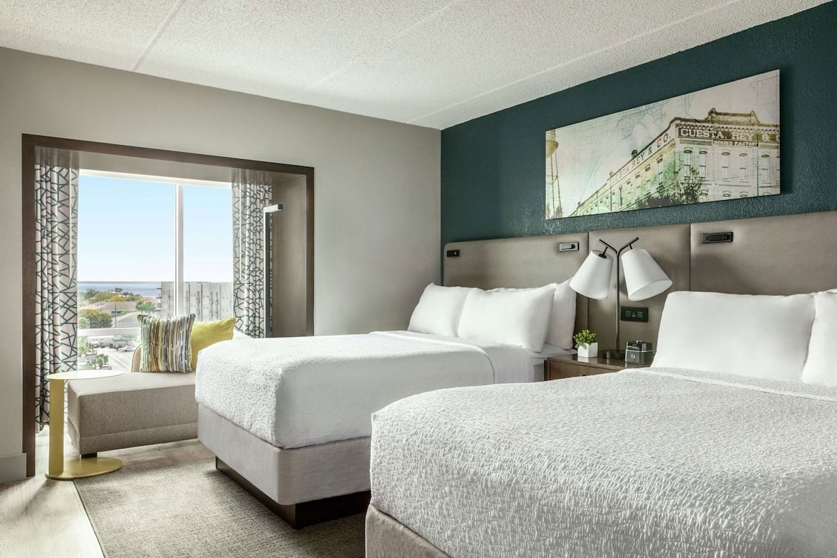 Premium bedding, pillowtop beds, in-room safe, desk