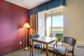 Desk, blackout drapes, iron/ironing board, free WiFi