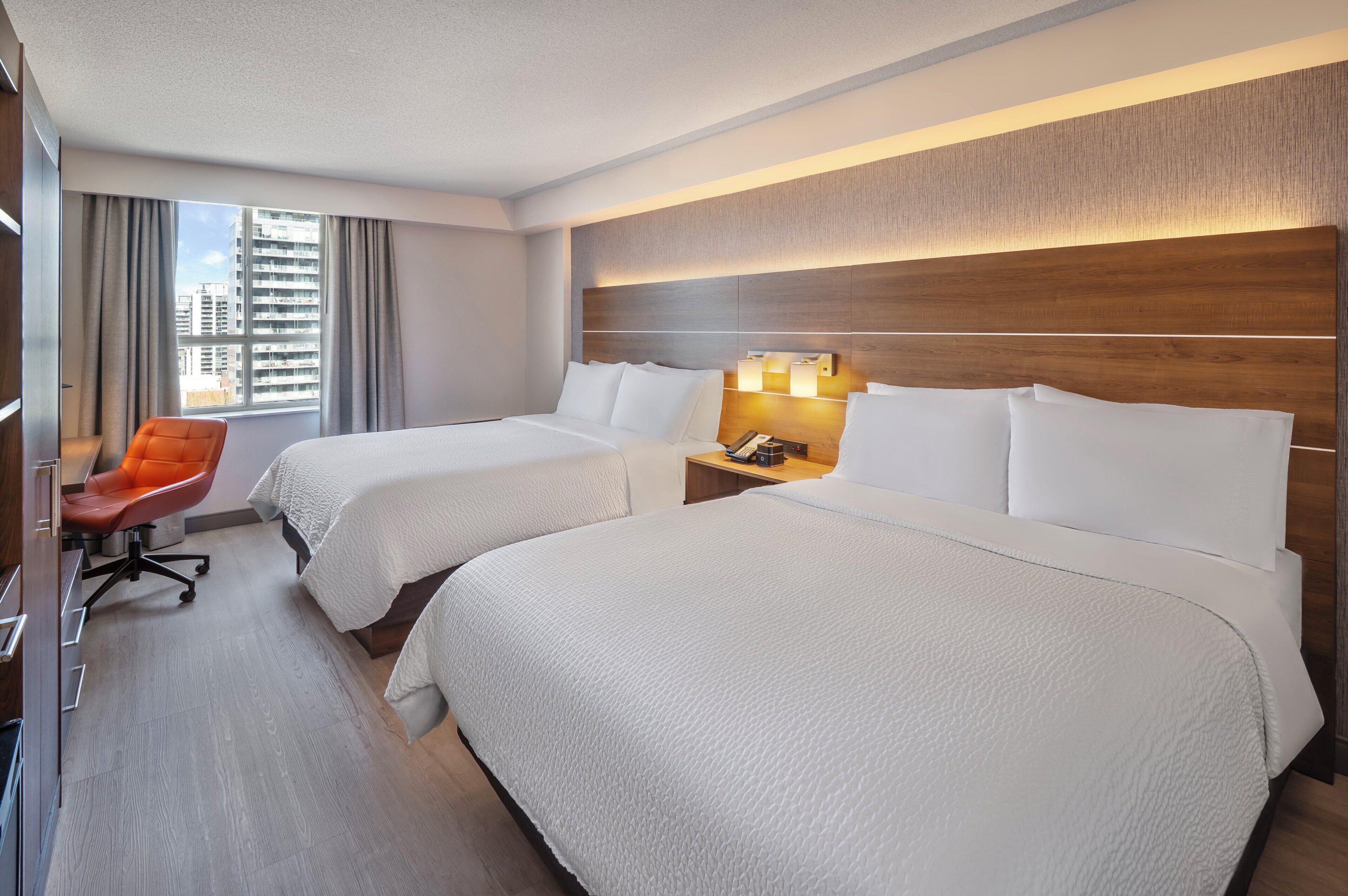 In-room safe, desk, laptop workspace, blackout drapes