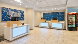 Mostrador para check-in y check-out