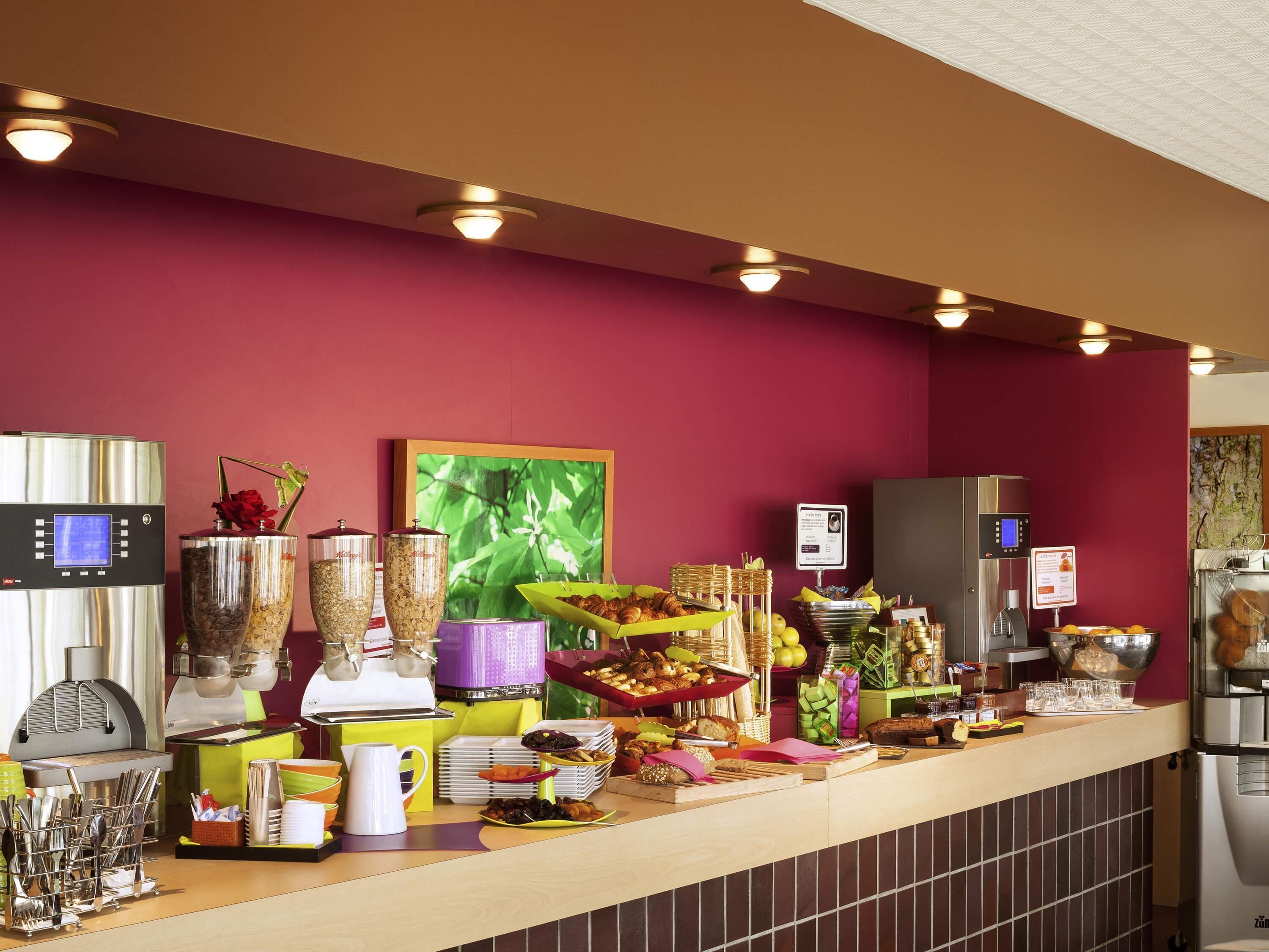 Petit déjeuner buffet compris tous les jours