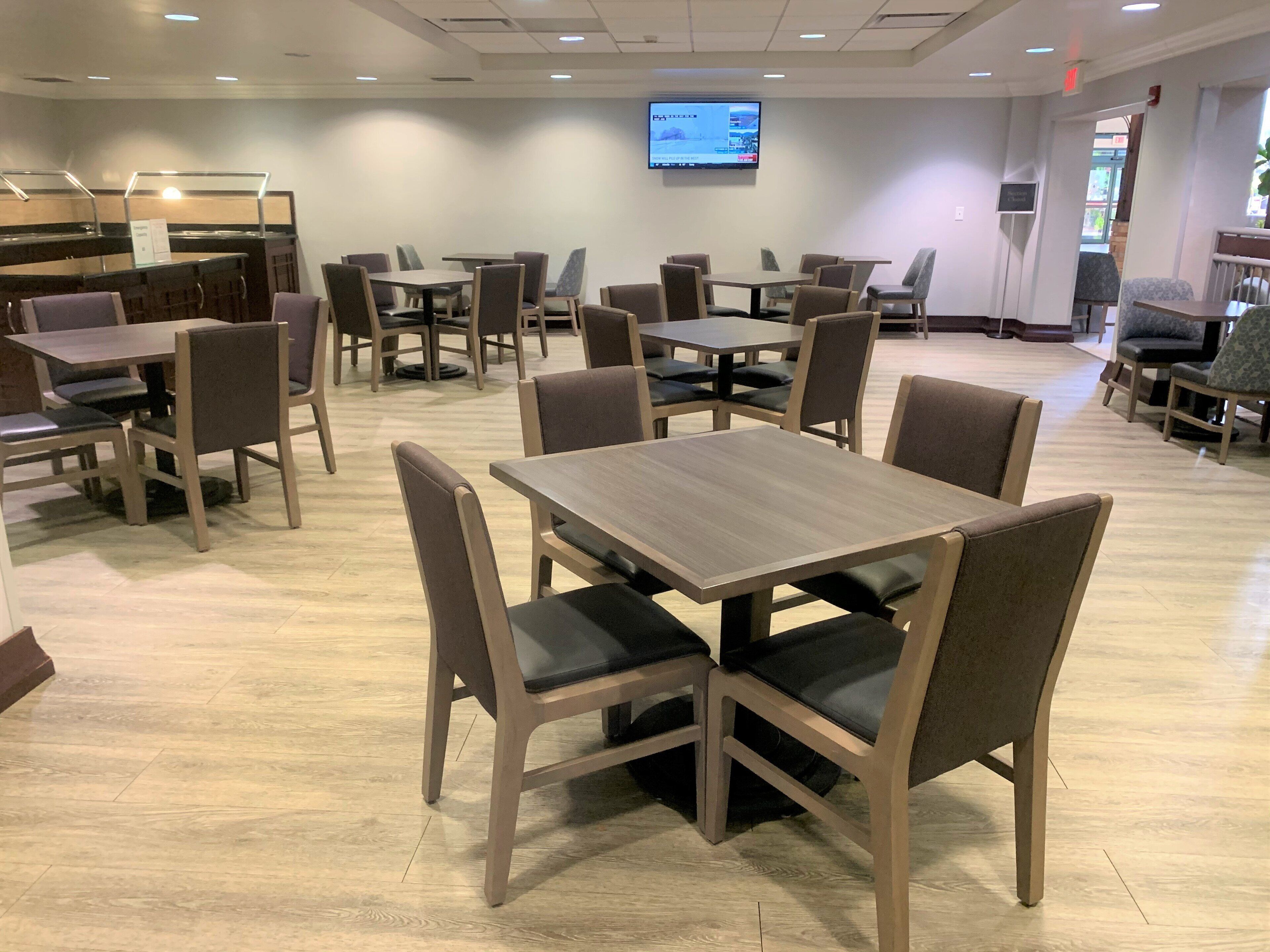 Café da manhã com buffet todos os dias mediante uma taxa