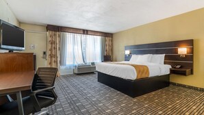 Room, 1 Katil Raja (King), Accessible, Non Smoking | Cadar kapas Mesir, peralatan tempat tidur premium, gebar bulu kapas 