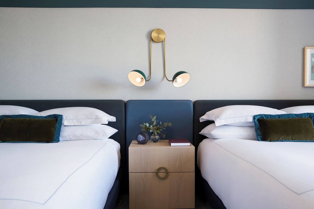 Egyptian cotton sheets, premium bedding, memory foam beds, in-room safe