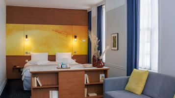 Minibar, in-room safe, blackout drapes, soundproofing