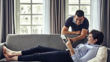 Een minibar, een kluis op de kamer, verduisterende gordijnen