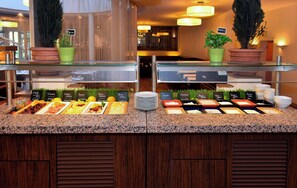 Daily buffet breakfast (EUR 22 per person)