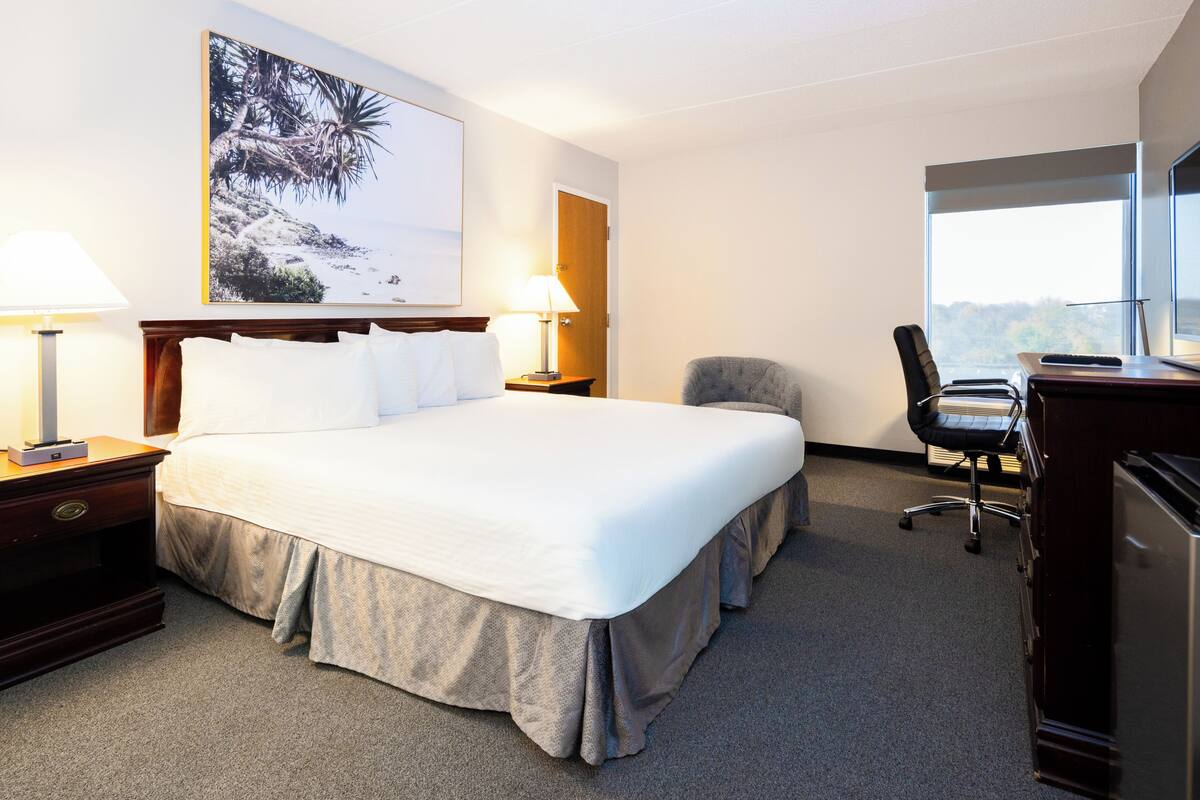 King Room, Non-Smoking | Premium bedding, memory foam beds, desk, blackout drapes