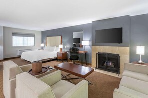 Suite, 1 King Bed, Non Smoking, Jetted Tub (with Sofabed) | Premium bedding, pillowtop beds, in-room safe, desk - Best Western Plus Cottontree Inn (North Salt Lake)