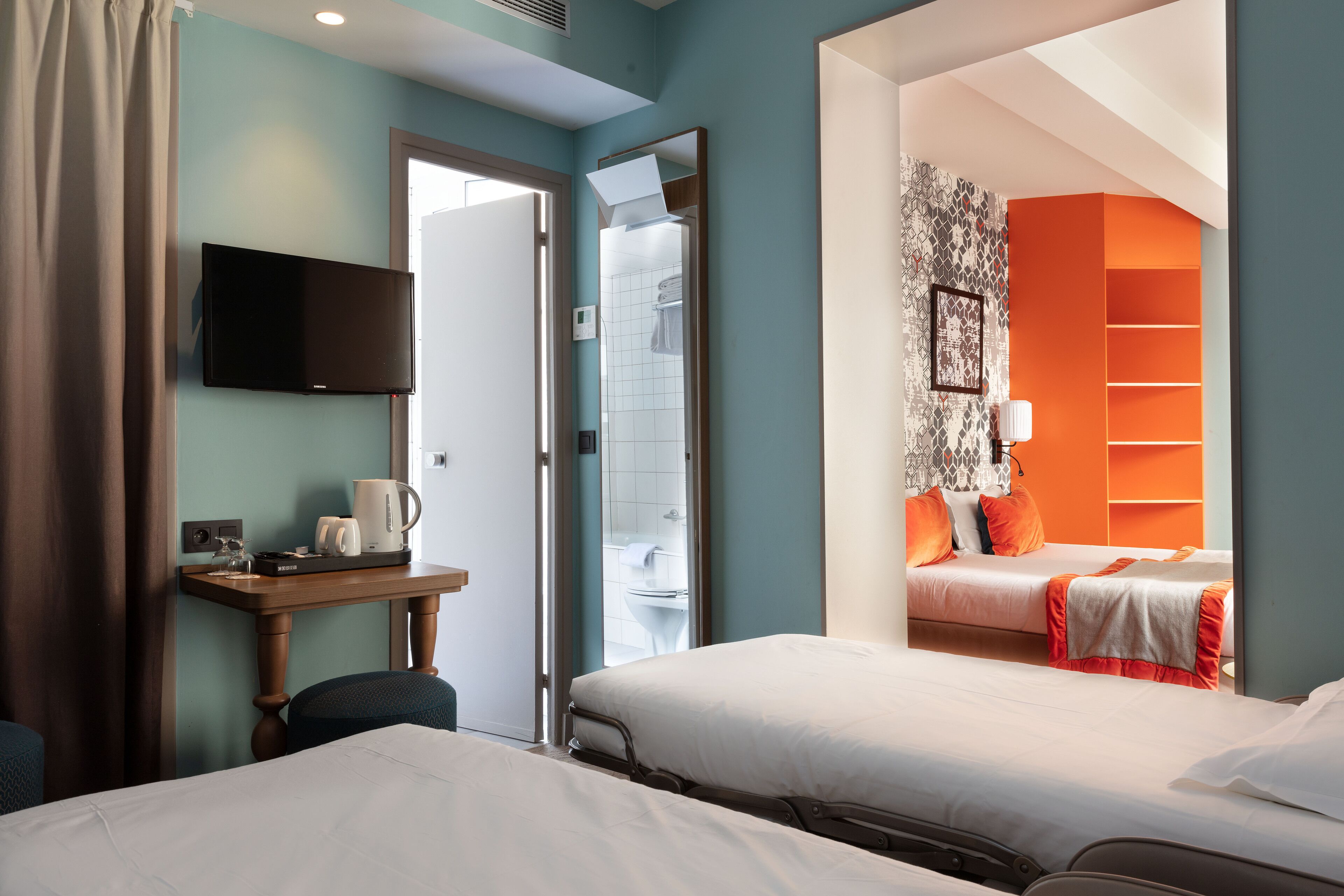 Minibar, in-room safe, free cots/infant beds, free WiFi
