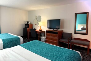 Standard Room, 2 Queen Beds, Non Smoking | Desk, iron/ironing board, rollaway beds, free WiFi