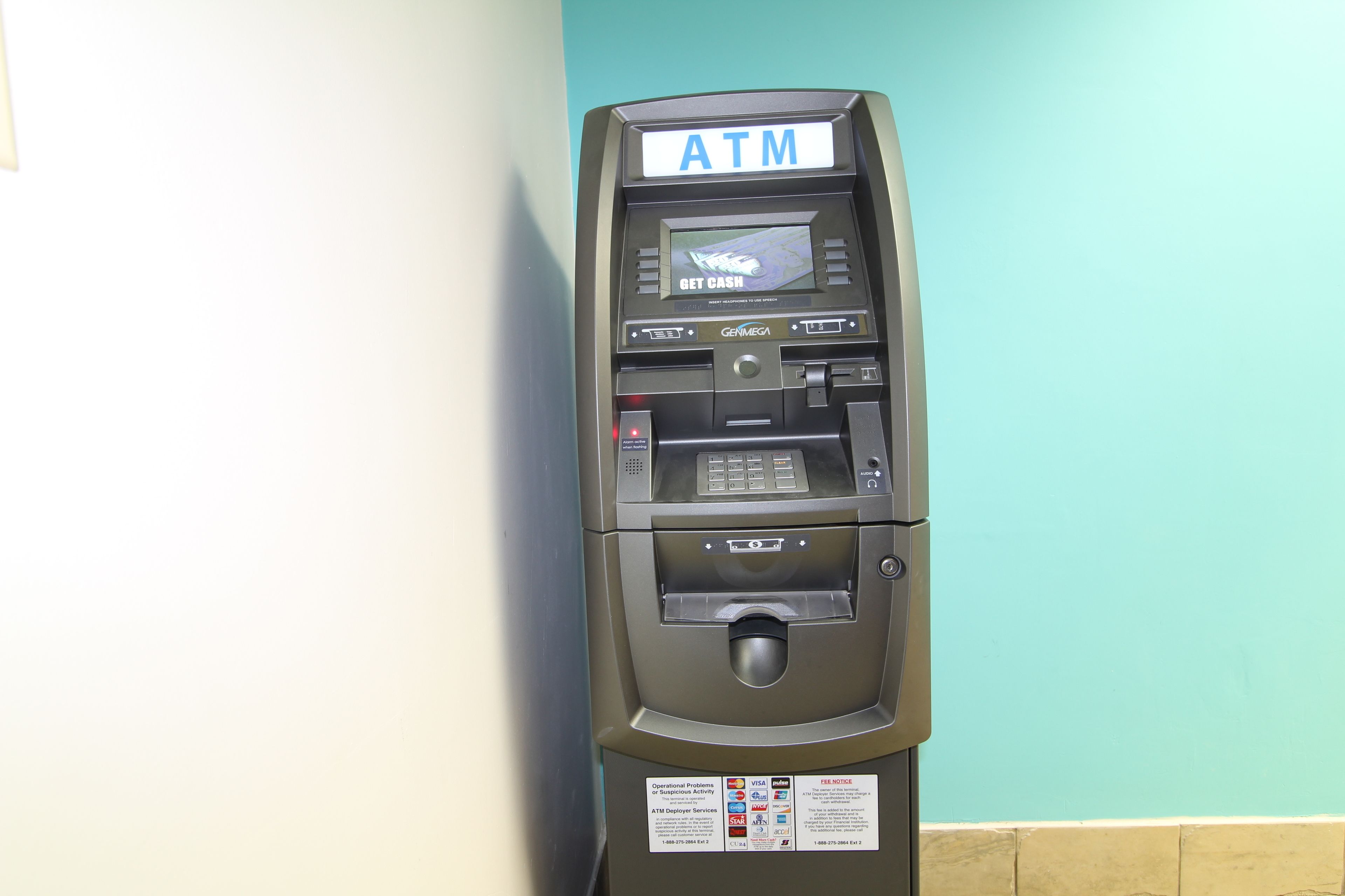 atm/banking on site