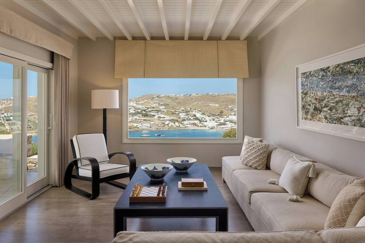Villa, 3 Bedrooms, Sea View (Balcony) | Lounge