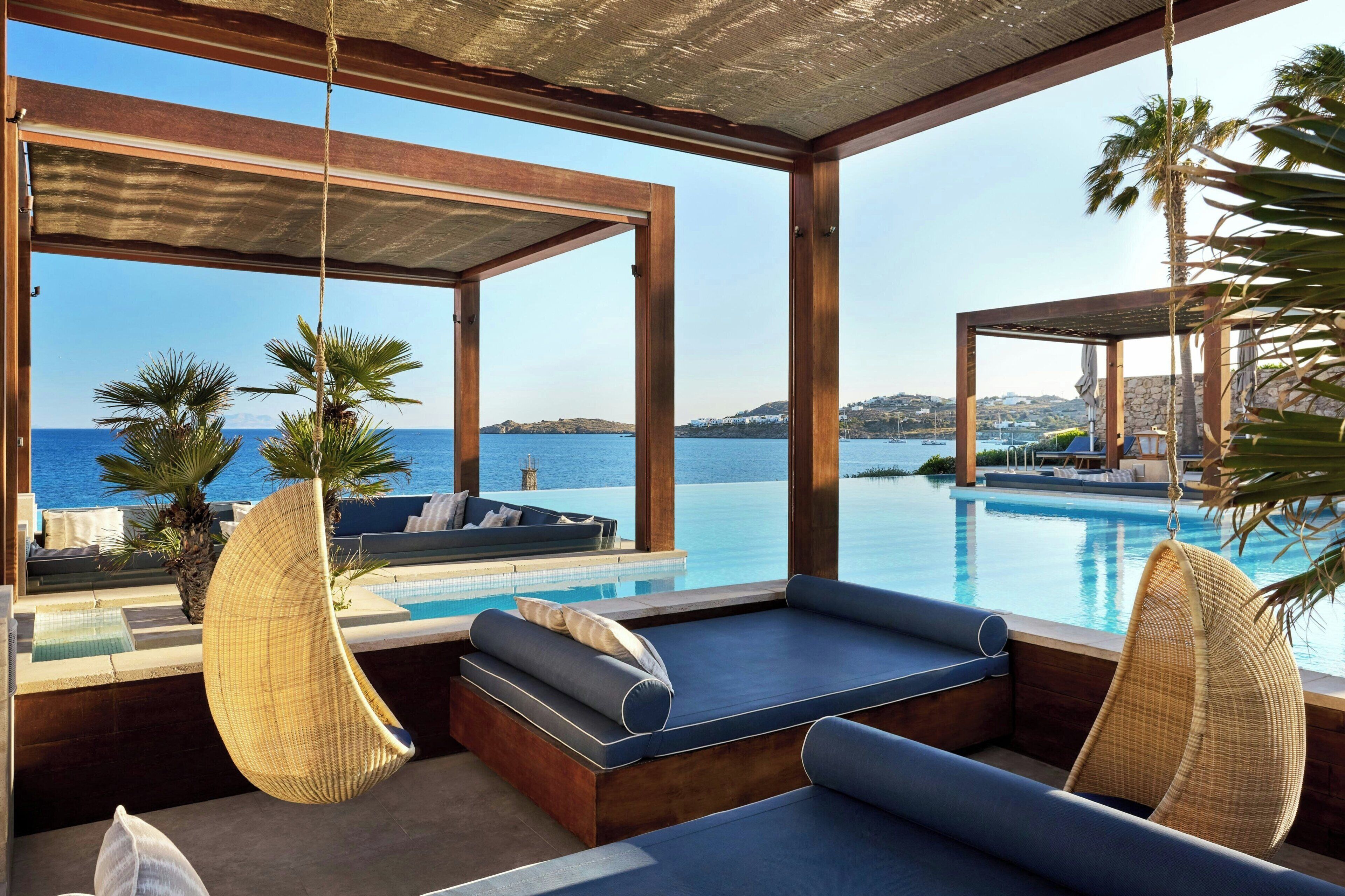 2 outdoor pools, pool umbrellas, sun loungers