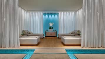 Sauna, steam room, Turkish bath, body treatments, aromatherapy