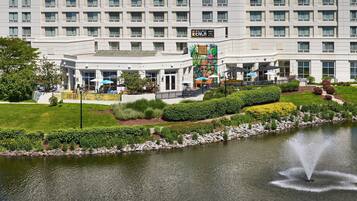 Blick von der Unterkunft