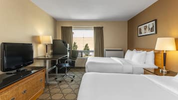 Standard Room, 2 Double Beds, Non Smoking (2nd Floor) | Premium bedding, pillowtop beds, desk, blackout drapes