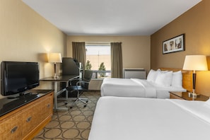 Standard Room, 2 Double Beds, Non Smoking (2nd Floor) | Premium bedding, pillow-top beds, desk, blackout curtains