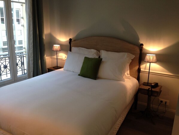 Premium bedding, minibar, in-room safe, desk