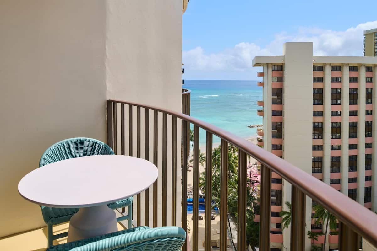 Club Room, 2 Double Beds, Partial Ocean View | View from room