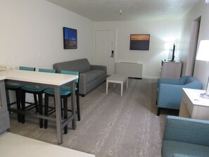 Family Suite, Multiple Beds, Non Smoking, Refrigerator & Microwave (with Sofabed) | Desk, blackout drapes, iron/ironing board, free cribs/infant beds