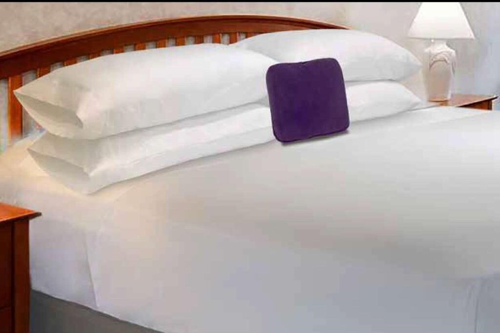Premium bedding, Select Comfort beds, desk, laptop workspace