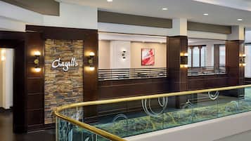 Breakfast, lunch and dinner served