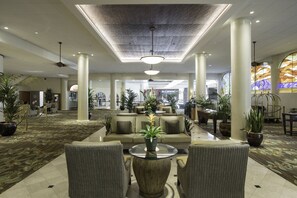 Sala de estar en el lobby