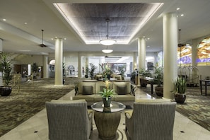 Sala de estar en el lobby