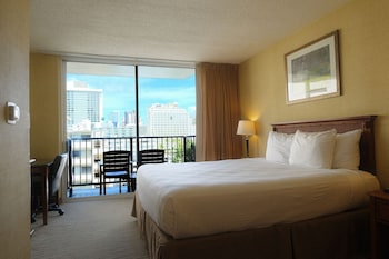 Superior Room, 1 King Bed with Sofa bed | In-room safe, desk, laptop workspace, blackout drapes at Waikiki Resort Hotel