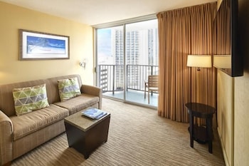 Superior Room, 1 King Bed with Sofa bed | View from room at Waikiki Resort Hotel