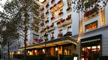 Front of property – evening/night