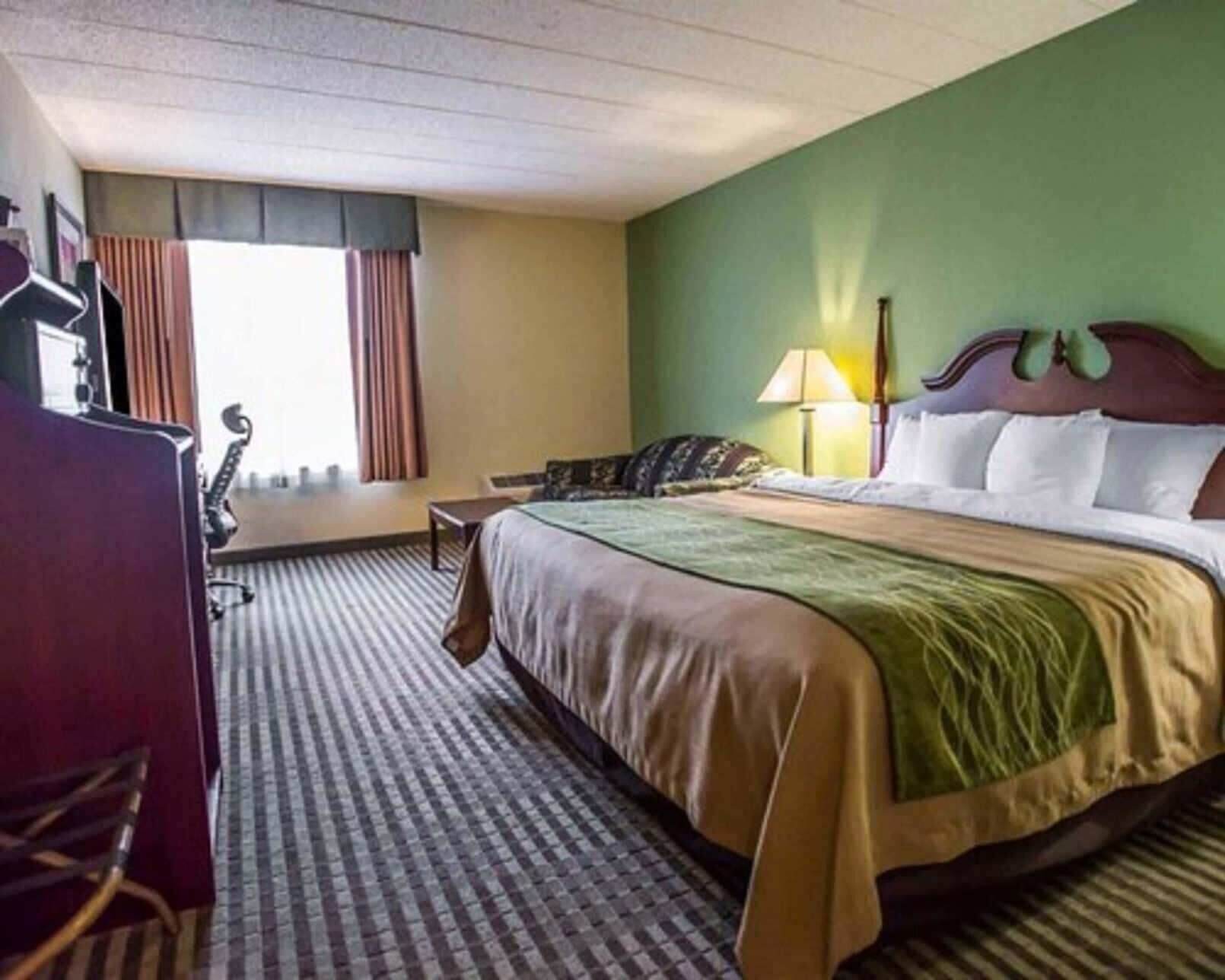 In-room safe, desk, blackout drapes, iron/ironing board