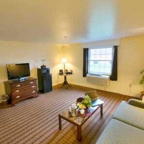 Pillowtop beds, in-room safe, desk, iron/ironing board
