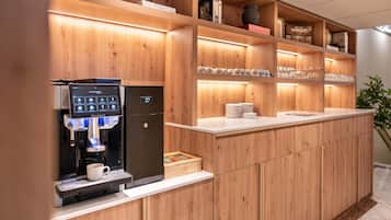 Café da manhã com buffet todos os dias mediante uma taxa
